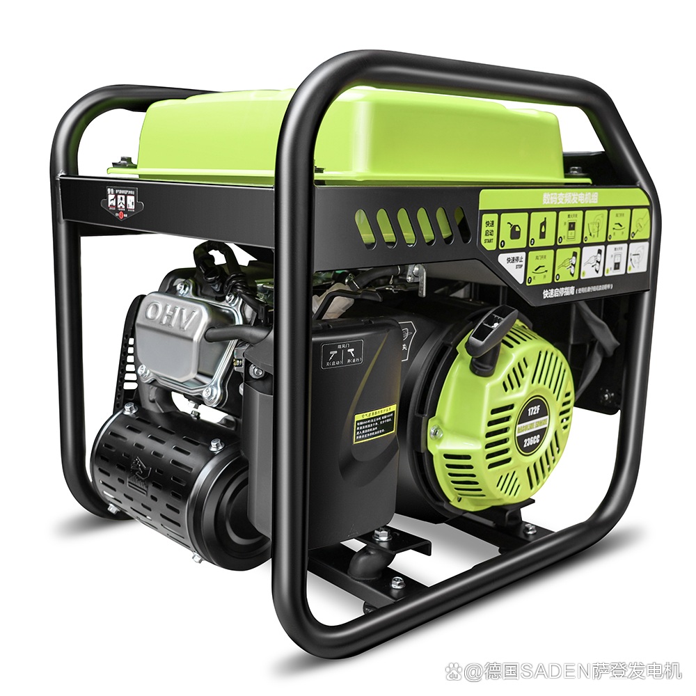 萨登5000瓦开架变频汽油发电机 强劲动力与智能供电的可靠伙伴